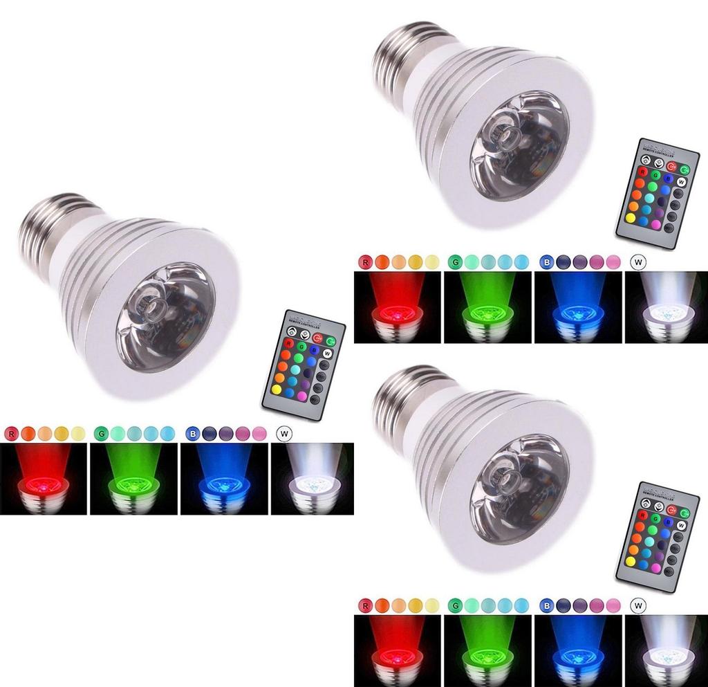 Premium Quality Magic Spot Light Bulb Lamp With 16 Color Led Wireless Remote Control For Any Room