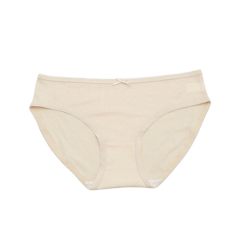 Nahtloser Damen-Tanga in Übergröße mit niedrigem Bund - Reine Baumwolle, Unifarben, Bequem, Hohe Elastizität, Atmungsaktiv.