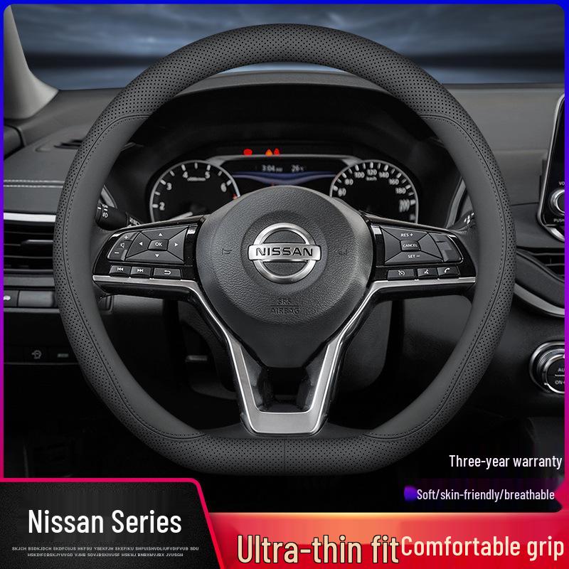 Nissan Steering Wheel Cover for Sylphy, Teana, Tiida, Kicks, X-Trail, Qashqai, Bluebird