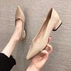 Blaue Büro Luxus Leder Freizeit Mokassins Niedriger Absatz Elegant Damen Sommer Schuhe Spitzschuhe Für Frauen 2025 Ein Stilvolles E