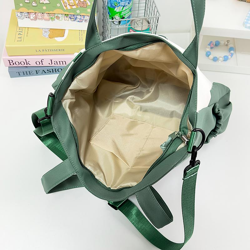 Women's Handbag Cartoon Print Book Bag Student Shoulder Bag Large Capacity Crossbody Bag