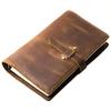 A5/A6 Vintage Cowhide Zippered Planner and Notebook Binder