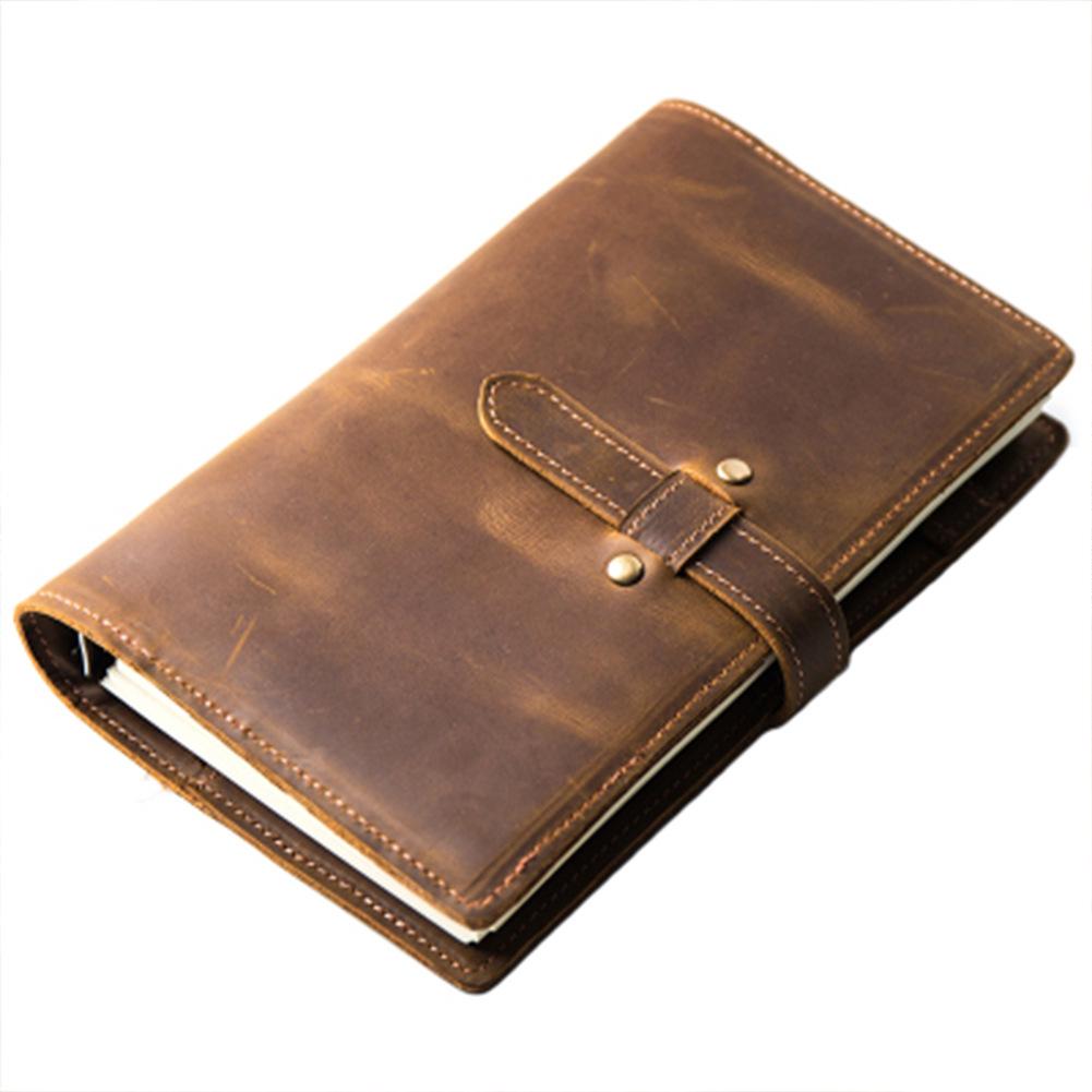 A5/A6 Vintage Cowhide Zippered Planner and Notebook Binder