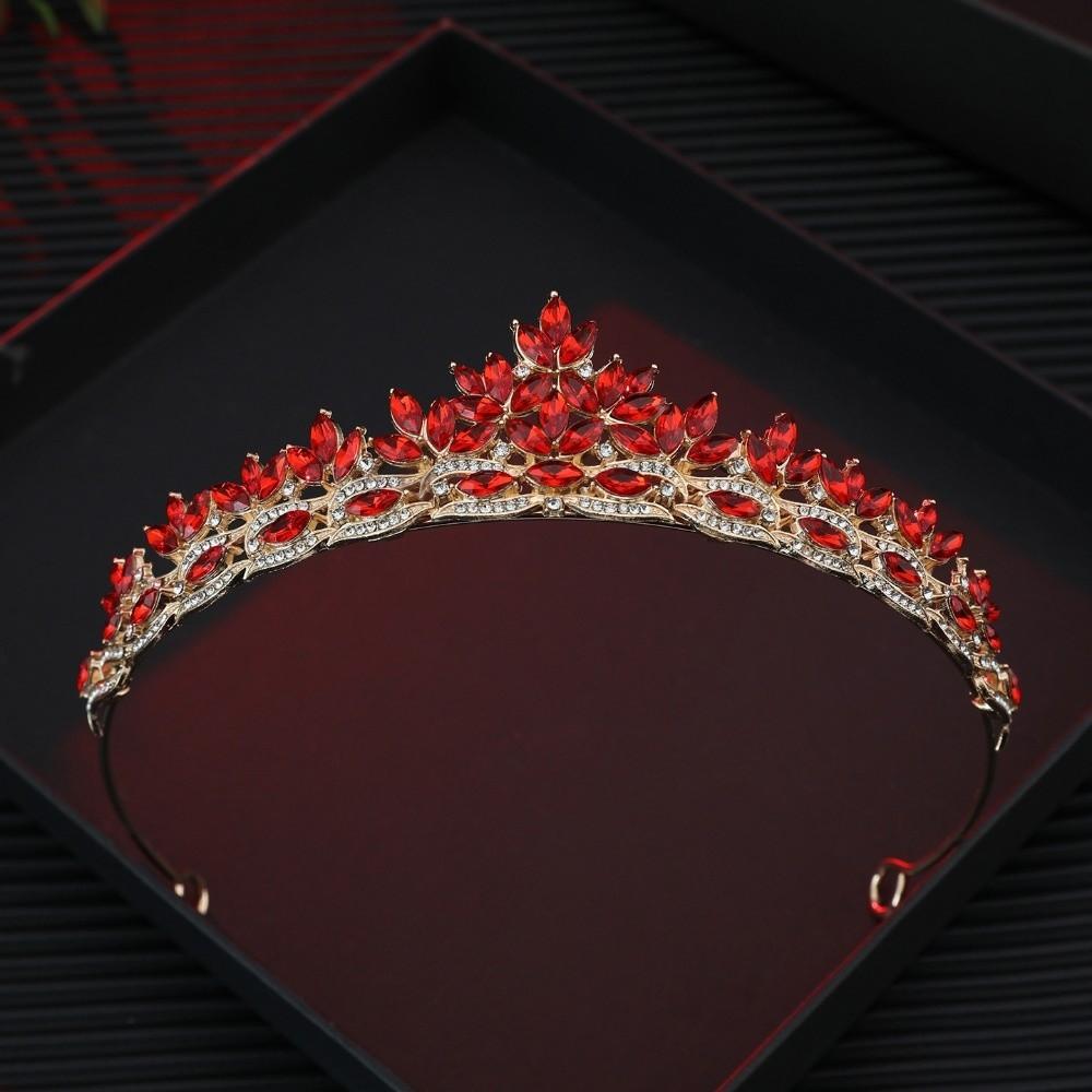 Elegant Baroque Crystal Crown Sparkling Luxury Crystal Tiara  Gorgeous Accessories