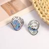 Starry Sky Character Alloy Brooch - Trendy Fashion Accessory Badge