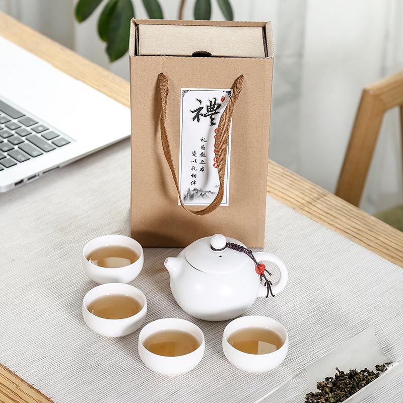 Matná cestovní domácí rychlá čajová šálek přenosná malá sada high-end čajová konvice čajový šálek dárek s vlastním potiskem