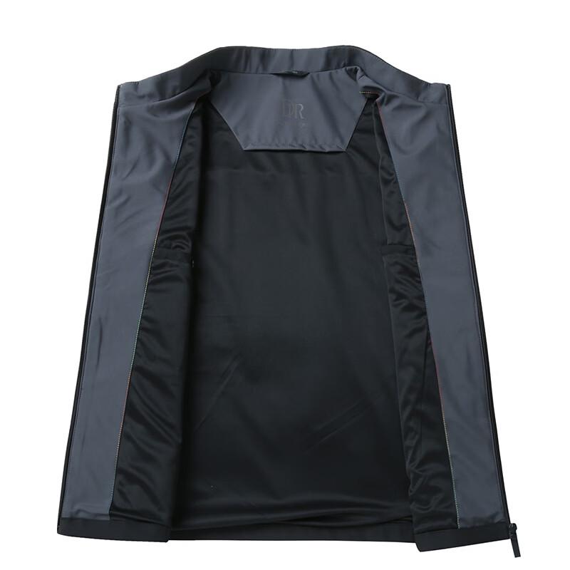 Dibinze Men's Plus Size Stand-Collar Jacket