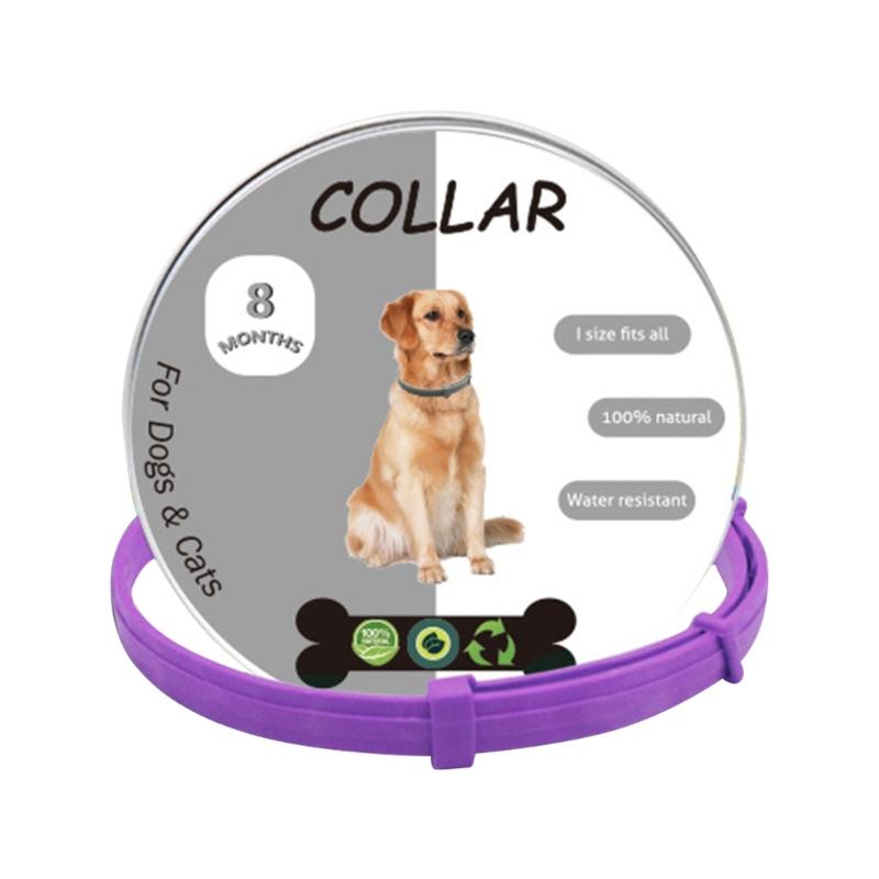 Ошейник от блох и клещей для собак и щенков Профилактика блох и клещей для защиты Регулируемый ошейник от блох и клещей 70cm dog collar boxe