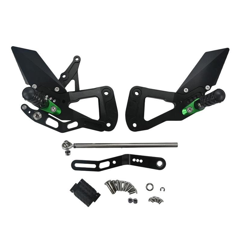 Motorcycle FOOTBOARDS For SUZUKI GSXR-1000 2017-2024 Rear Sets Heighten Pedal Adjustable Rearsets FootPegs Shift Lever Brake