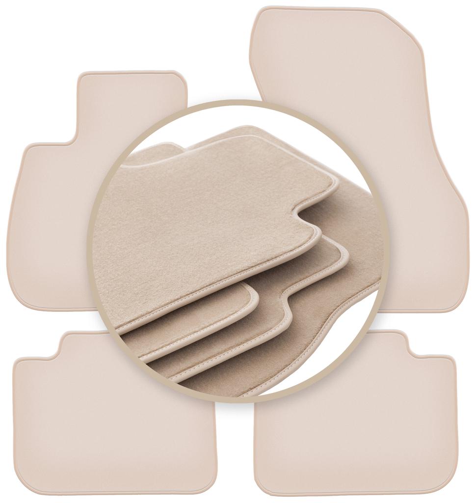 PREMIUM béžové podlahové rohože pro: BMW X1 F48 SUV 2015-2019