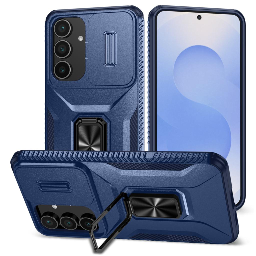 For Samsung Galaxy S25 FE Case Camshield Kickstand TPU+PC Anti-Slip Phone Cover