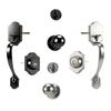 High Security Front Door Handle Lock Set Precisions Cylinder Antislip Sliding Handle for Enhances Protecting