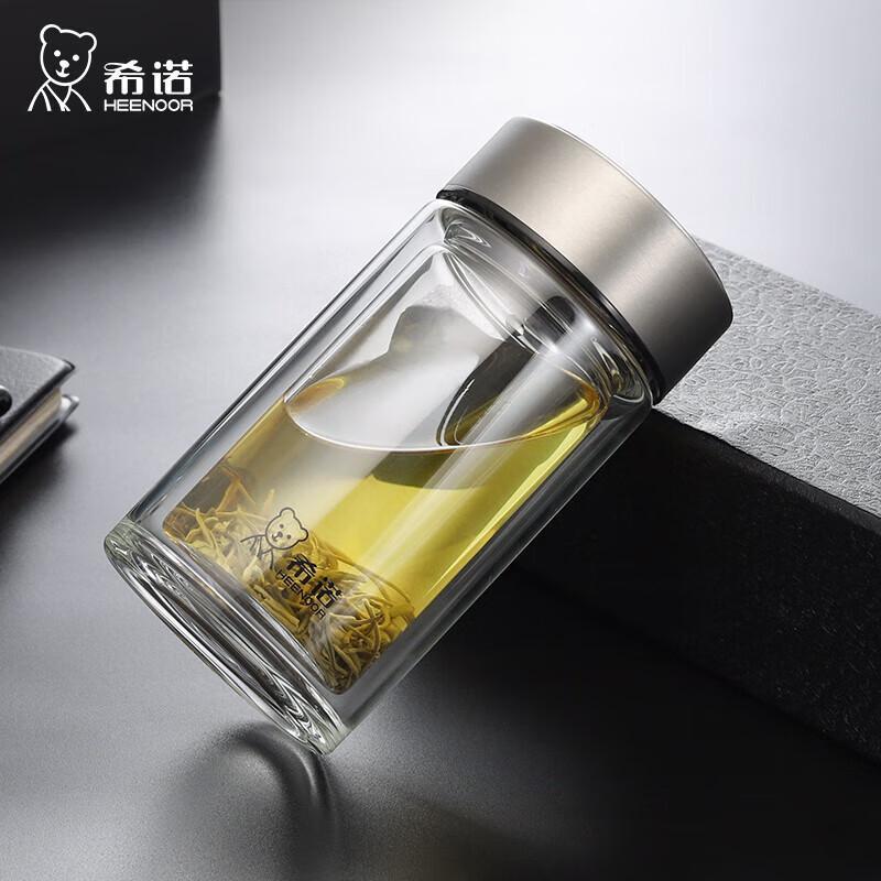 Xinuo Double Wall Glass Tea Infuser Bottle