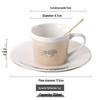 Cană de cafea ceramică reflectorizantă cu model moiré creativ