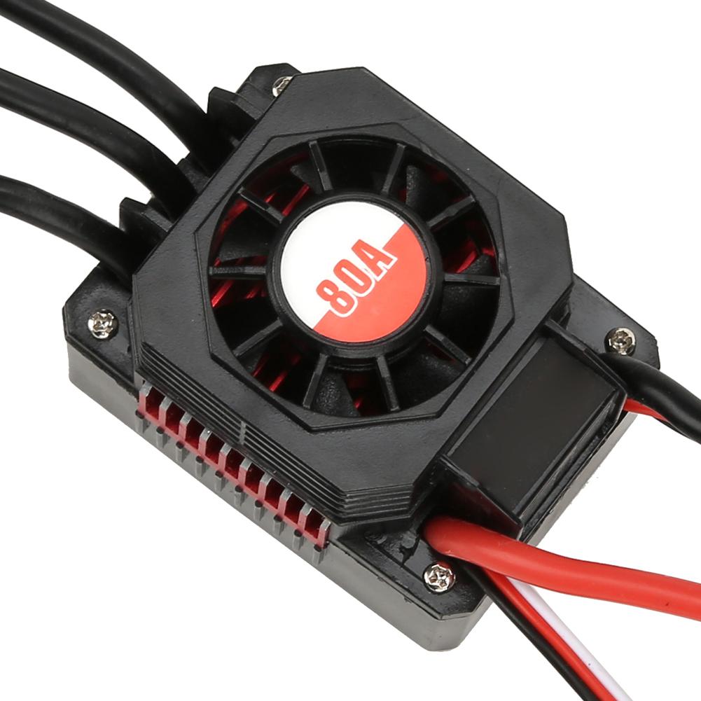 SURPASS 80A Waterproof Dust Proof Electric Speed Controller ESC RC Accessory