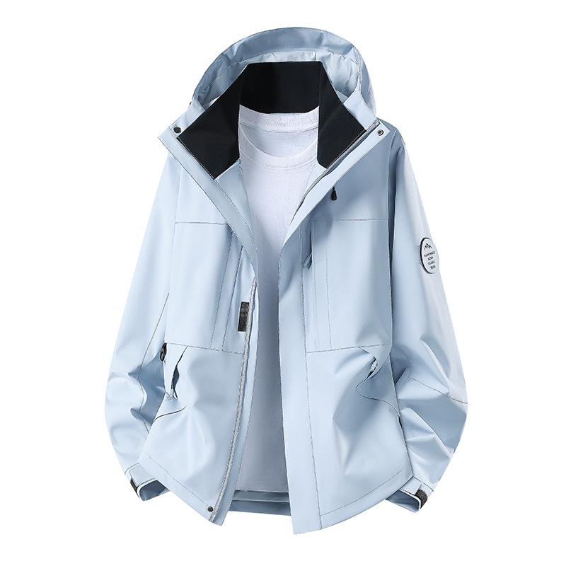 2026 Unisex 3-in-1 Hooded Windbreaker: Versatile Outdoor Jacket