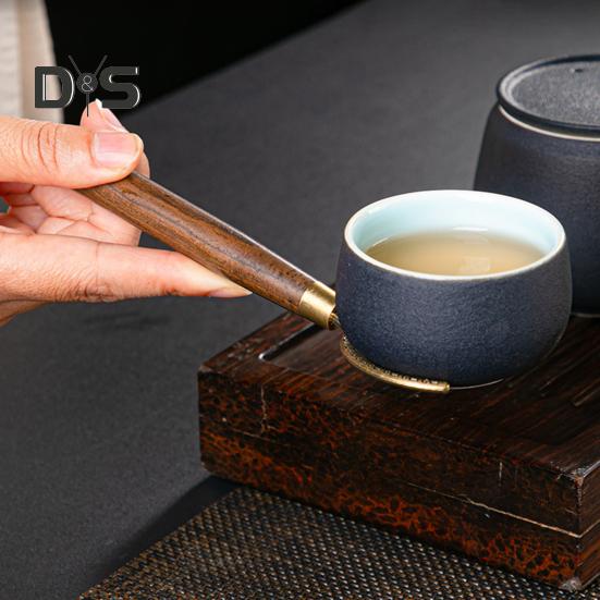Heat Resistant 5Pcs/Set Tea Ceremony Accessories Anti Slip Wooden Convenient Chinese Gongfu Teaspoon Tea Tong Needle Set Tearoom Supplies