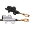 Black Silver Aluminium alloy Universal Rear Brake Master Cylinder Caliper Pump for Motorcycle Pit Dirt Bike ATV
