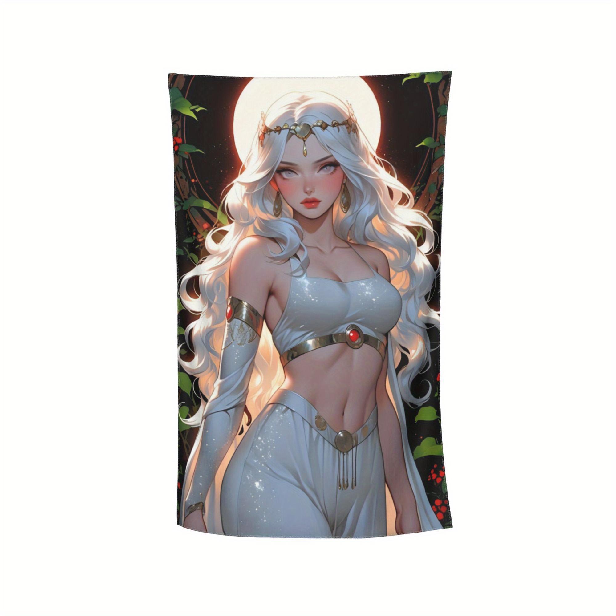 

Elegant Fantasy Goddess Bath Towel - Soft, Super Absorbent & Unique Design for Everyday Use & Perfect Gift for Fantasy Lovers 50x100cm
