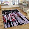 3D Kiss Rock Heavy Metal Band Carpet Rug for Bedroom Living Room Home Sofa Decoration,Child Game Large Decor Floor Mat Gift