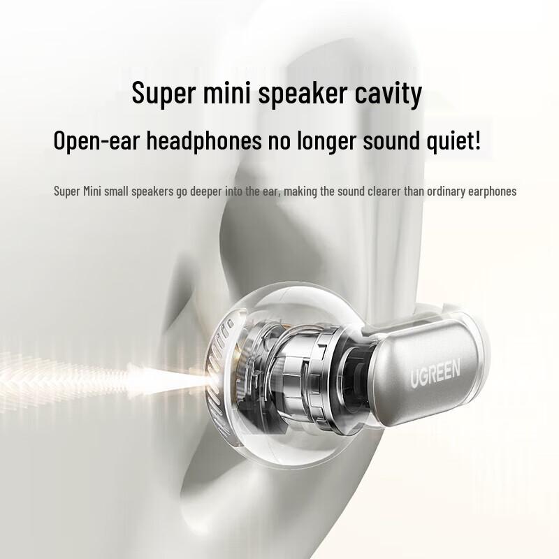 Écouteurs sans fil UGREEN HiTune S5 à conduction aérienne, type clip, à oreille ouverte