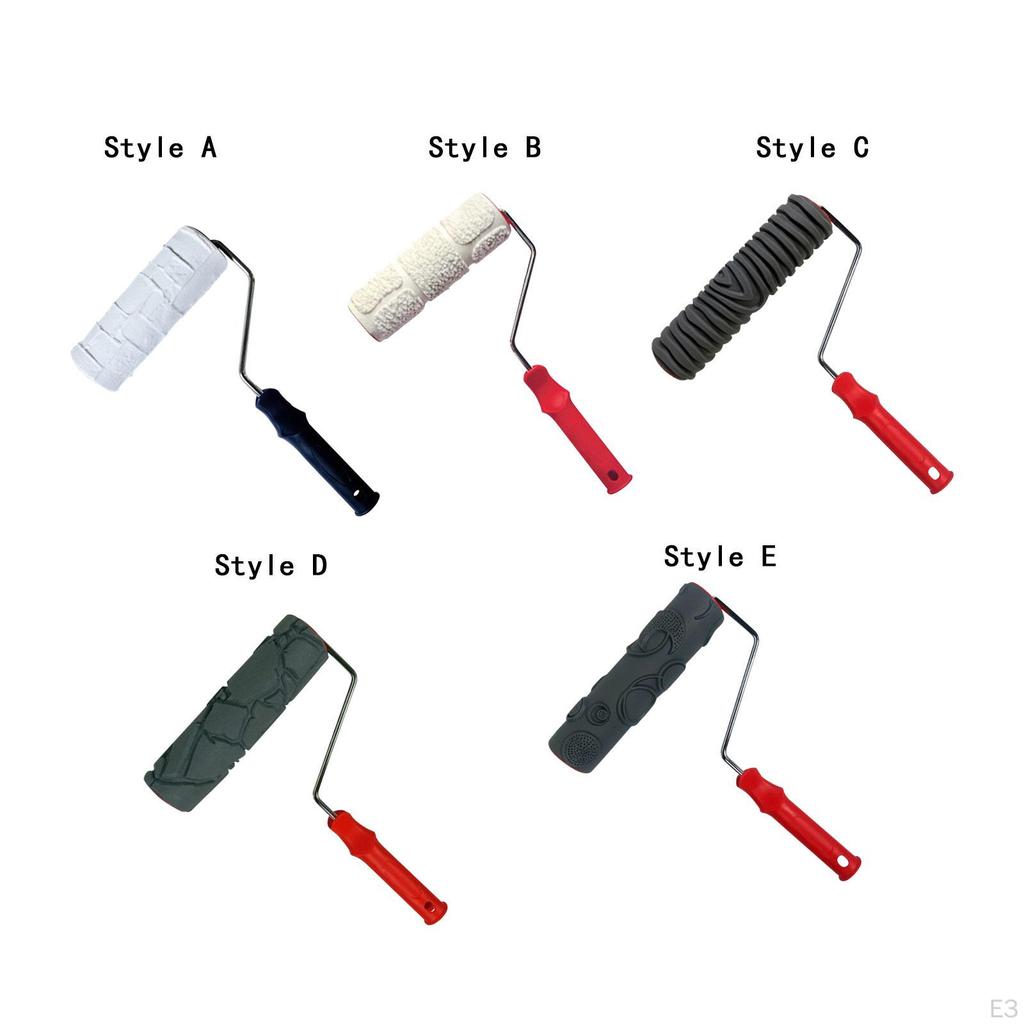 Brick Pattern Roller Paint Art Tool ,Painting, Embossing Texture for Wall Furniture