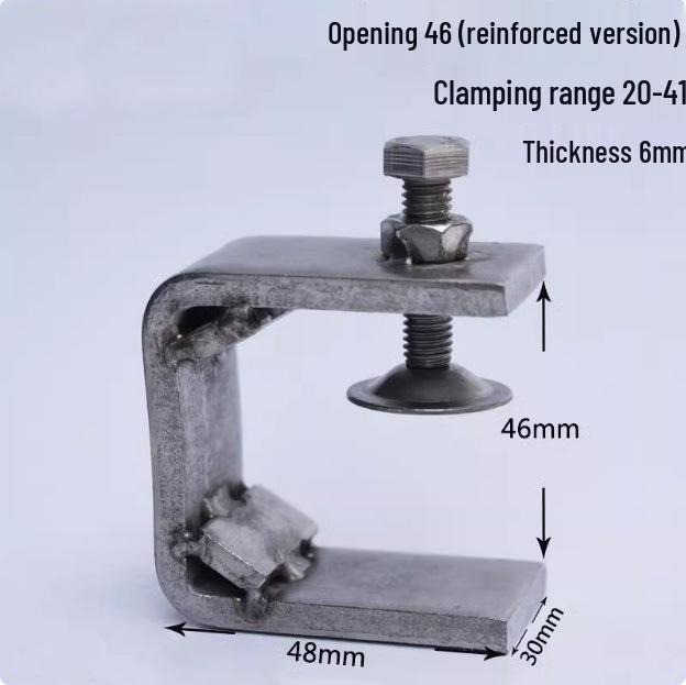 C304 Tiger Claw U-Shaped Stainless Steel Pipe Clamp