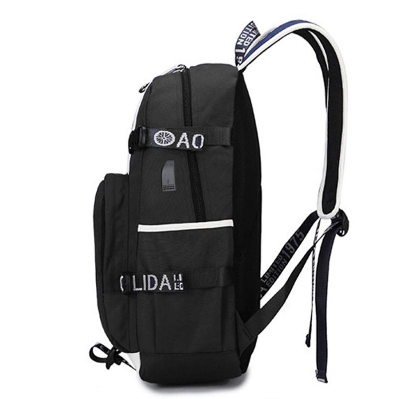 Anime Naruto Backpack for Teen Boys Girls Back To School Backpack Student Schoolbag Men Women Leisure Usb Travel Bags Rucksack