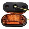 2 Stück 12V 24V LED Seitenmarkierungsleuchten Warnrücklicht Auto Auto Außenleuchten Anhänger LKW LKW Gelbe Weiße Rote Lichter