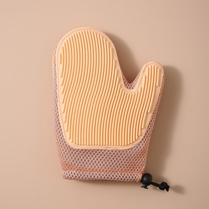 2 In 1 Pet Grooming Massaging Glove Harmless Gentle Efficient Fur Collector for Dogs Cats Hand Washable Reusable Cat Bath Comb