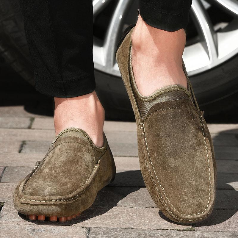 2025 Autumn Fashion Mens Shoes Trendy versatile softsoled footwear Casual comfortable loafers male breathable new flat Zapatos