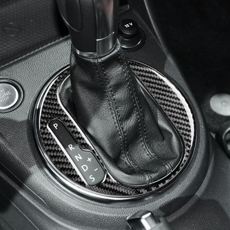 Auto Interior Accessories For VW VolkSwagen Beetle 2012- Carbon Fiber Gear Shift Panel Inner Door Handle Cover Trim Sticker