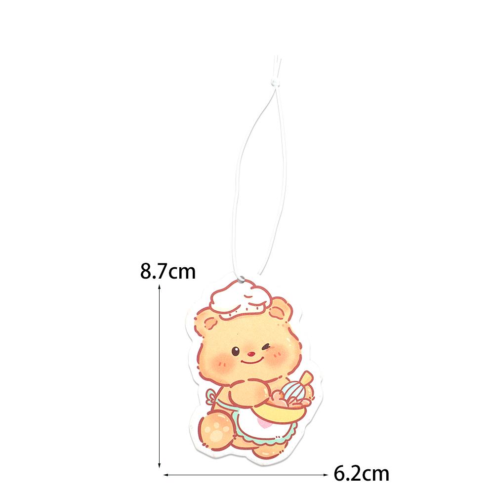 

Милый медведь автомобильный парфюм ломтик зеркало заднего вида автомобиля украшение аромат хлопковая бумажная карточка дома автомобиль удаление запаха ароматизатор таблетки