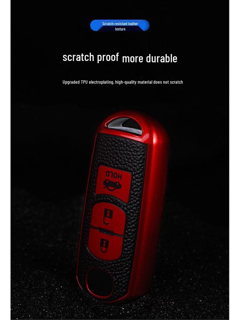 Mazda Schlüsselhülle für Axela, CX4, Atenza, CX5 - TPU Lederoptik