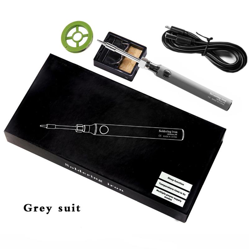 5V Micro Soldering Iron USB Battery Wireless Soldering Iron Portable Electric Welding Machine Solder Pen