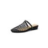 Summer New Style Popular Mesh Hollow Sandals Women Fashion Flats Shallow Beach Shoes Comfort Retro Female Slippers Zapatos Mujer