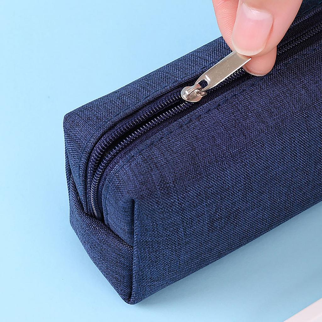 Pencil Cases Bag Stationery Holder Case Storage Box Zipper Pencil Pouch Student School Supplies Storage Pouch Makeup Pouch Purse