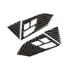 For BMW 5 Series E60 E61 2004 - 2010 Soft Carbon Fiber Car Auto Interior Steering Wheel Panel Switch Button Frame Cover Trim