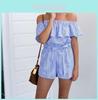 Striped Summer Women Casual Playsuit Stylish Ladies Jumpsuit For Beach Days