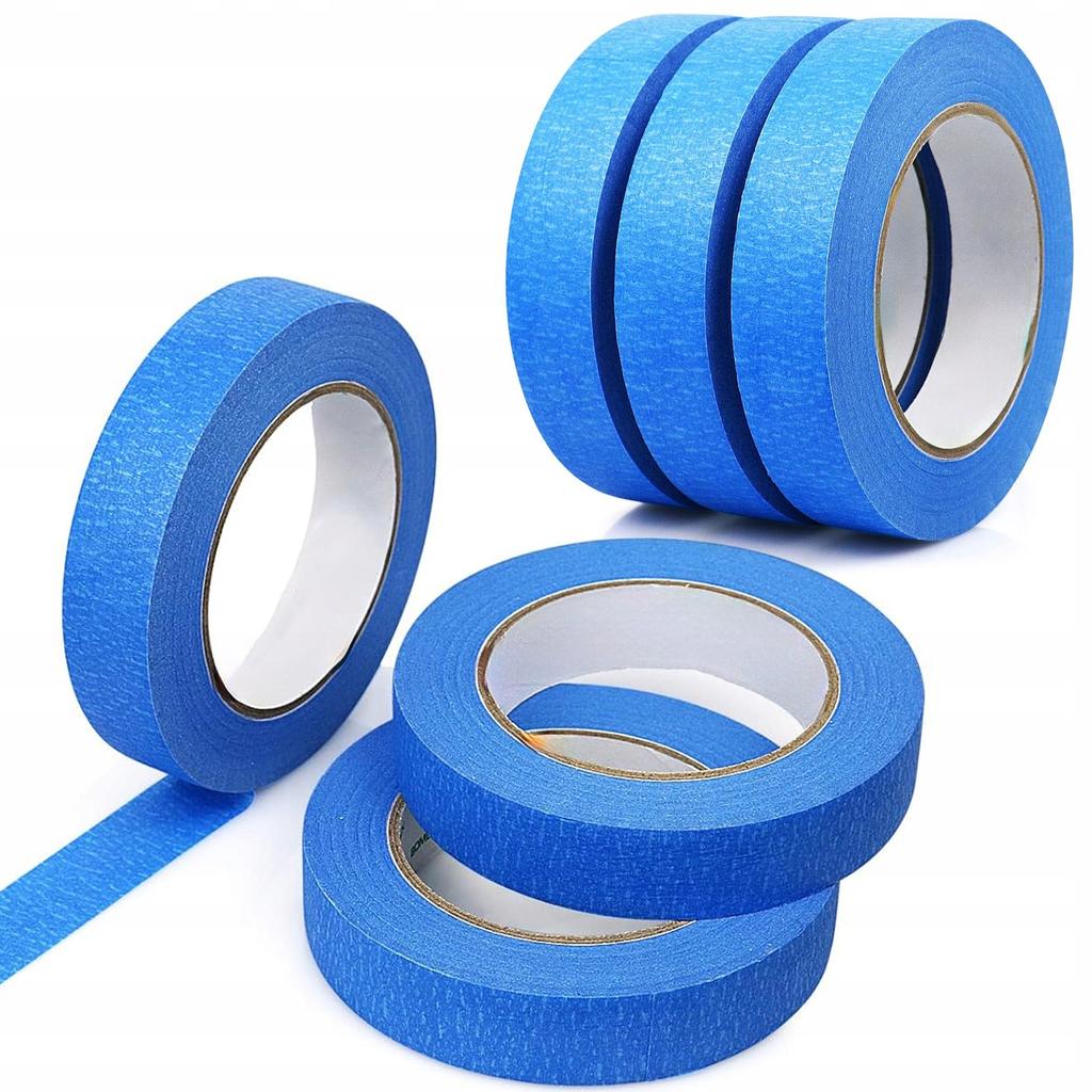 Zestaw malarski: 20x Pędzle + BlueTape 40mm/50m - Zestaw malarski z naturalnym włosiem i taśmą HQ | Różne rozmiary | Do farb wodnych