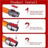Easy To Install Vacuum Head Clip Button Cleaner Electric Drives Part for Effortlessly Replacement Reliable Connection