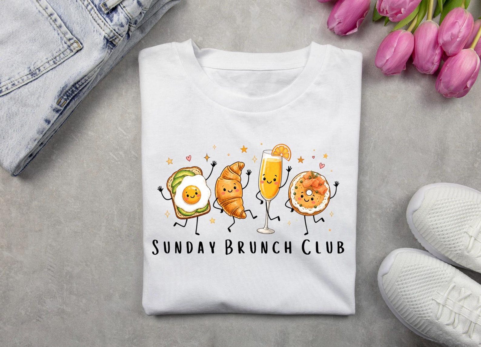 Brunch Club Doodle Shirt, Cute Brunch Graphic Tee, Mimosa Shirt, Breakfast Lover T-Shirt, Foodie Gift, Weekend Brunch Outfit 2XL