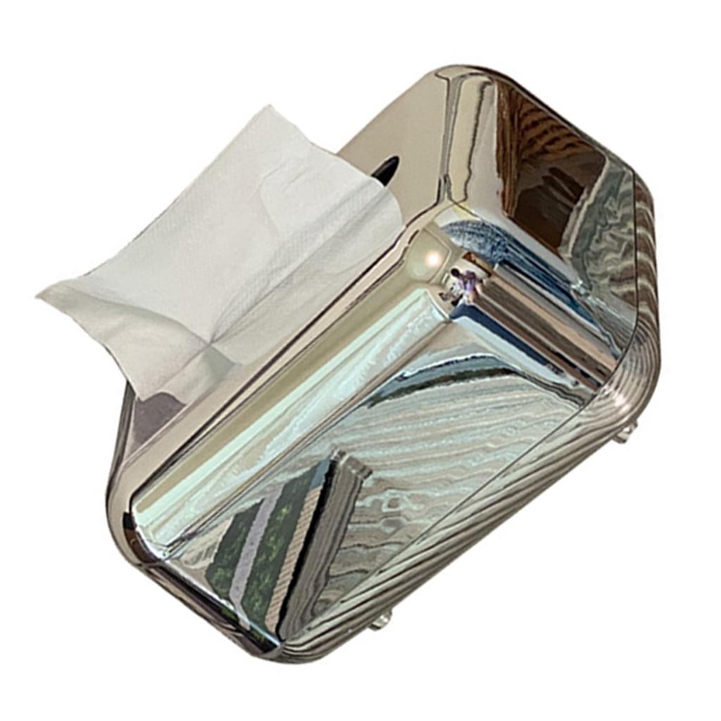 Tissue Box Cover Large Capacity Rectangle Vintage Tissue Box Holder Napkin Dispenser for Home