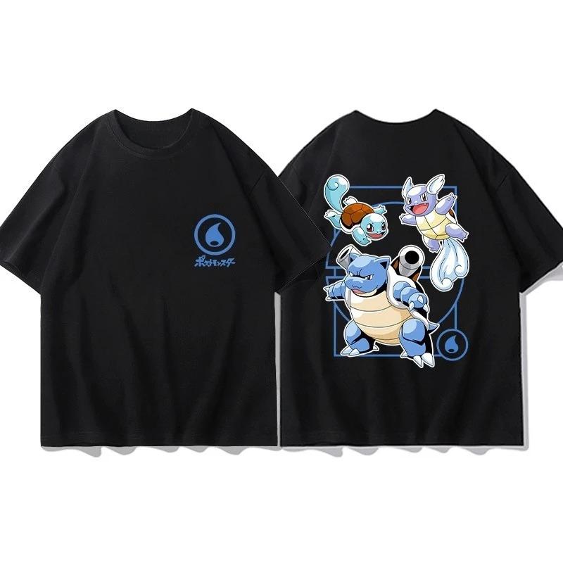 2026 Pokémon Animované Deriváty Tričko s Krátkým Rukávem Gengar Psyduck Mewtwo Potisk Pánské Chlapecké Dívčí Letní Nová Móda Horní Díl Y2K