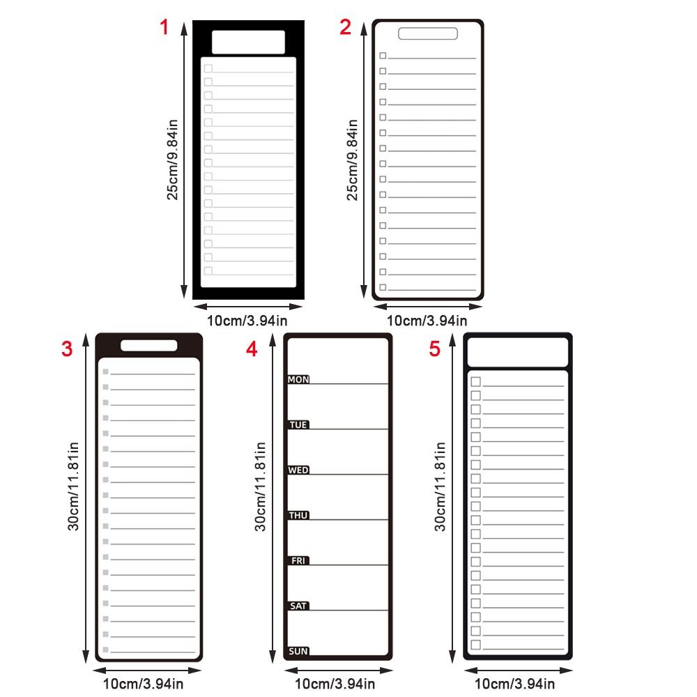 Magnetic Checklist Board Dry Erase To Do List Memo Board Schedule Planner Magnet  Home Kitchen