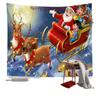 Christmas Tapestry Room Decor Fabric Backdrop Wall Hanging for Bedroom Popular Online Direct Machine Washable Polyester Modern