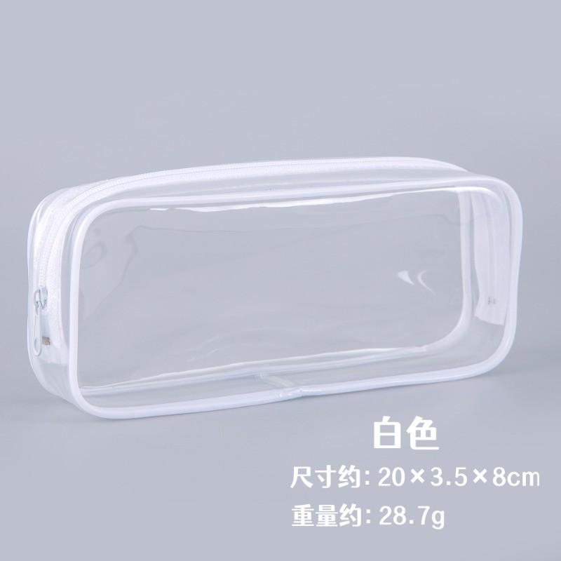 Transparent Pencil Case, Japanese Style, Primary School, Middle School, University, Stationery Case, Cosmetic Bag, Large Capacity