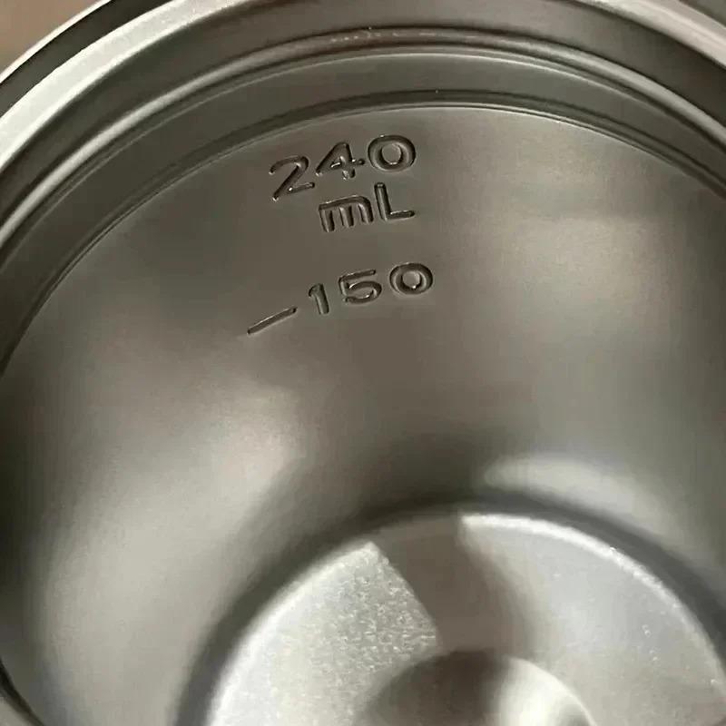 Tazza Termica da 320ML Tazza da Caffè Bianco Latte Bottiglia d'Acqua Isolante per Auto Borracce Sottovuoto in Acciaio Inossidabile da Viaggio Bollitore da Bevande