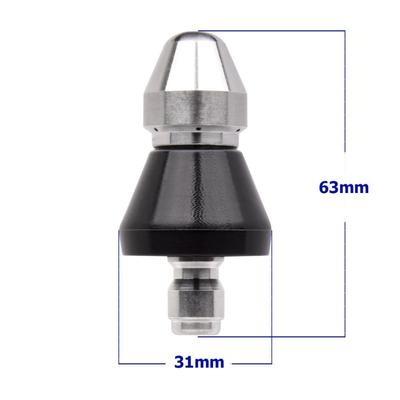 High Pressure Pipe Dredging Cleaning Nozzle Washer Sewer 6 Jet Nozzle Washing Machine Drain Cleaning Home Accesories