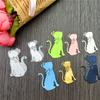 Coffee Mugs Cup and Cat Metal Cutting Dies DIY Embossed Scrapbooking Accessories Cut Dies for Cards Album Diary Crafts Decor